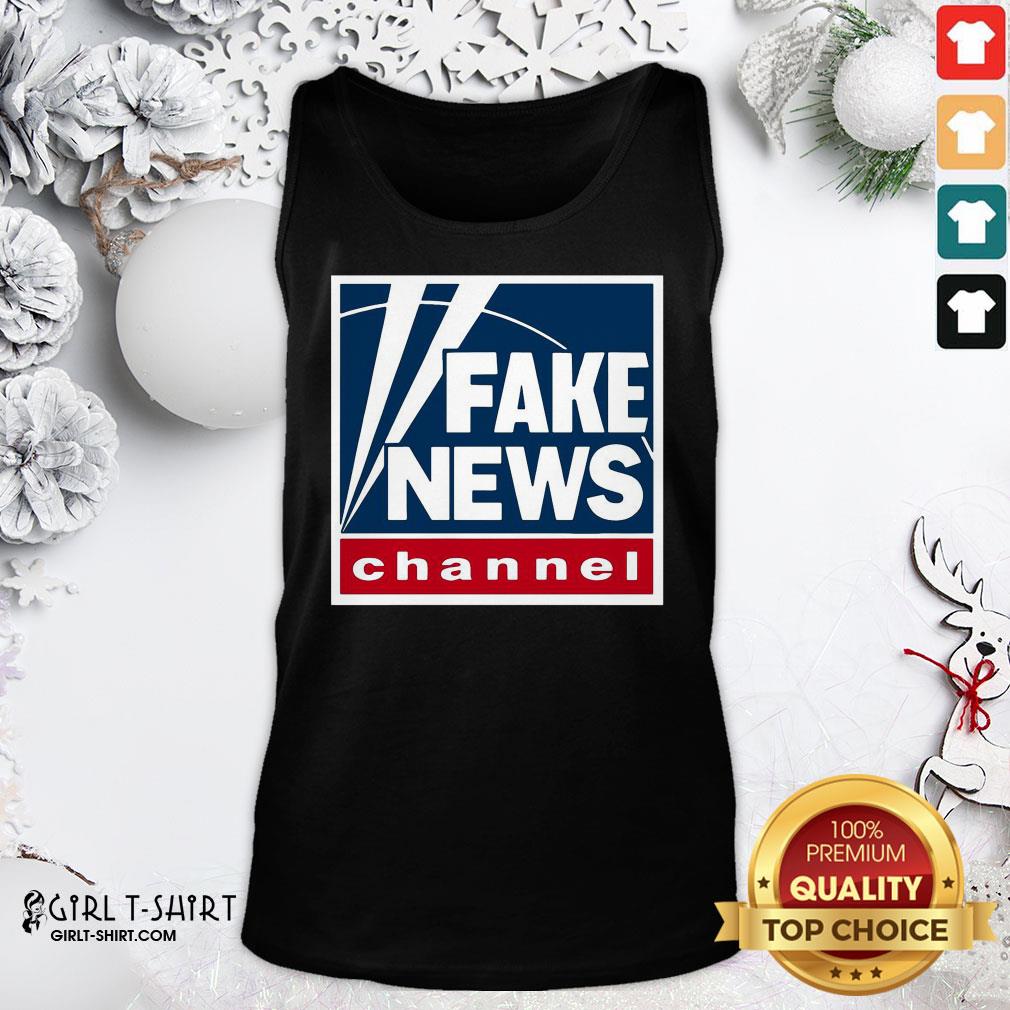 Premium Fake News Channel Shirt - Image 4