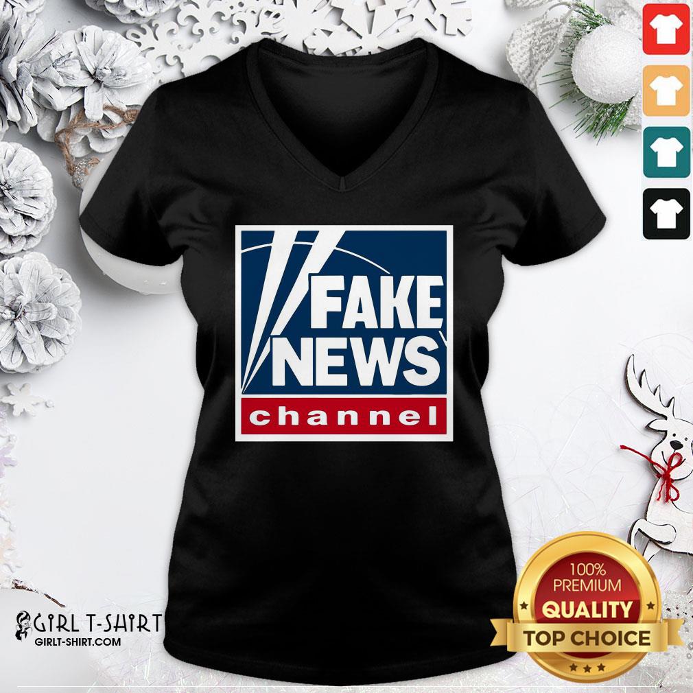 Premium Fake News Channel Shirt - Image 3