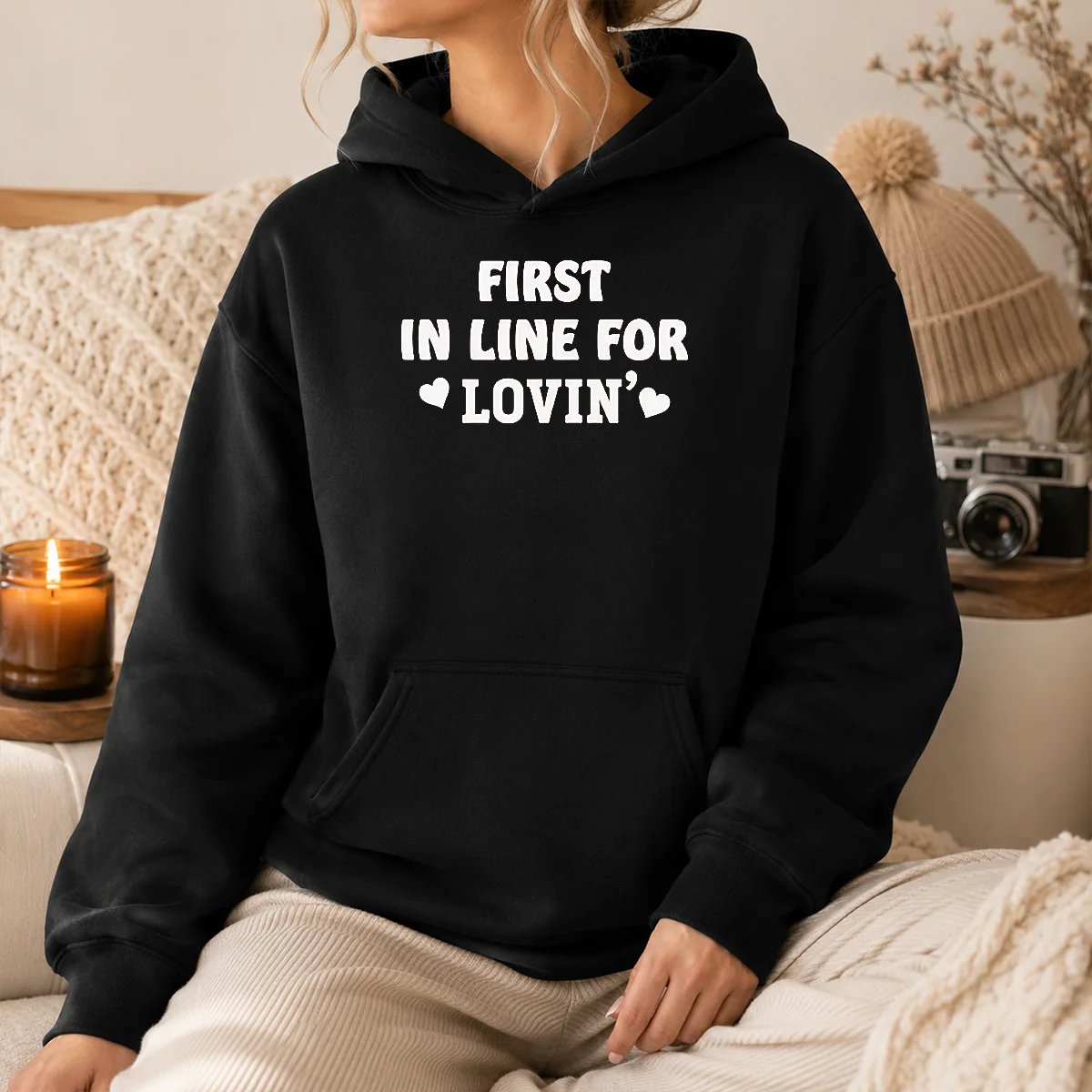 Premium First In Line For Lovin' Love Romance Shirt