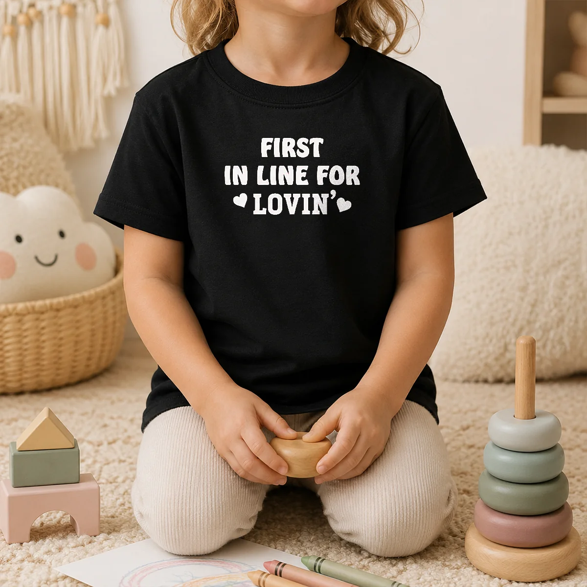 Premium First In Line For Lovin' Love Romance Shirt - Image 8