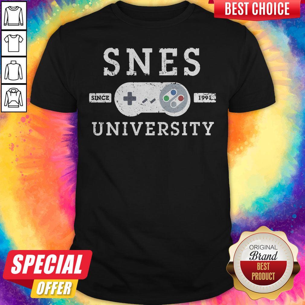 Premium Foxtee Snes Since 1991 University Shirt
