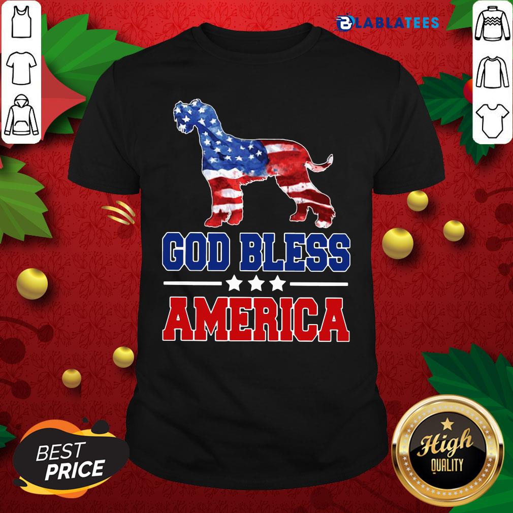 Premium God Bless America Us Flag Shirt