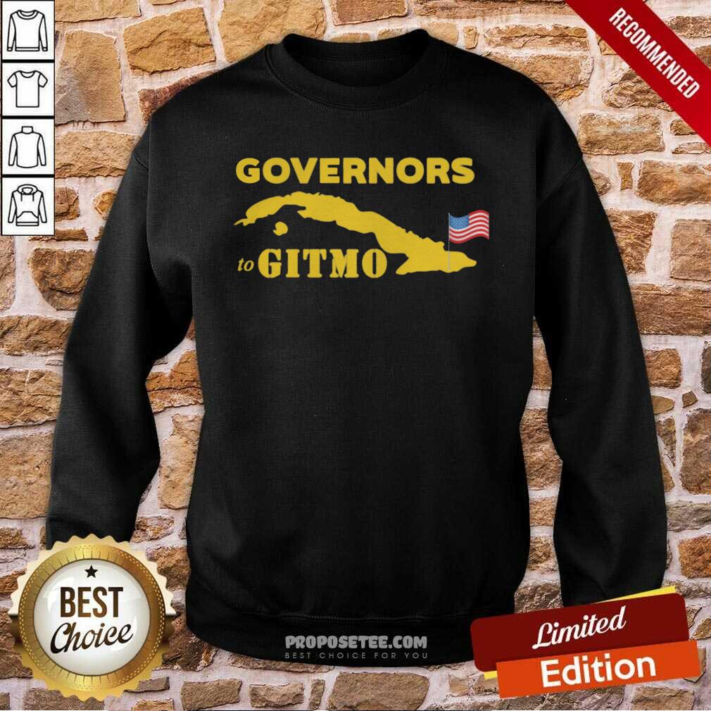 Premium Governors To Gitmo American Flag Shirt - Image 3