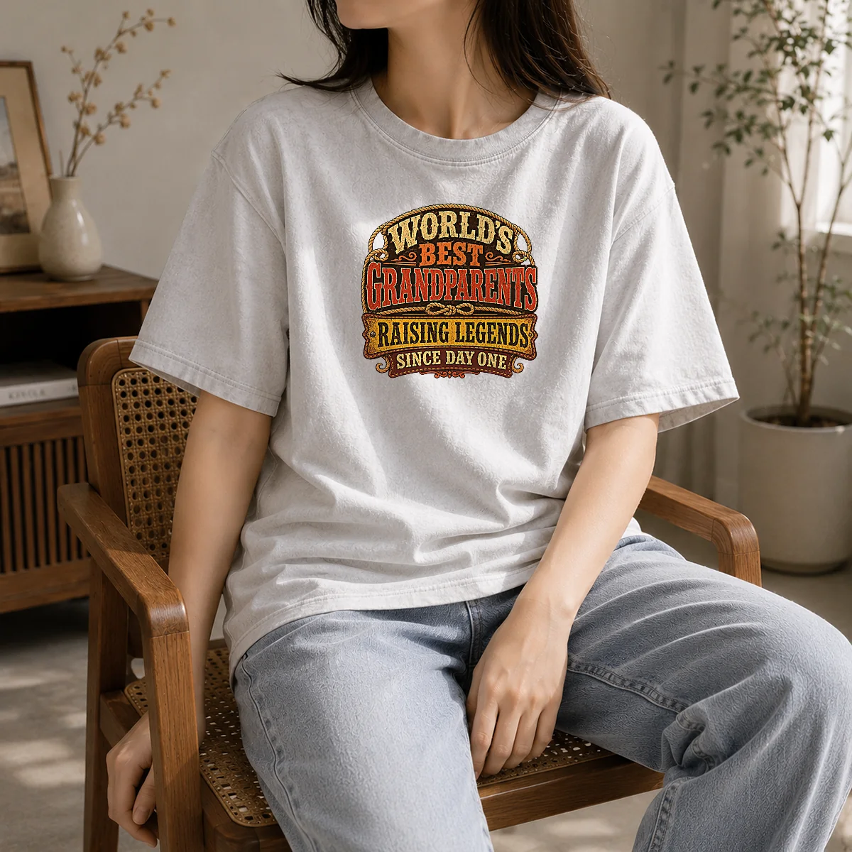 Premium Grandparents Day Western Vintage Pride Shirt - Image 8