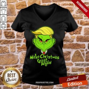 Alternative view of Premium Grinch Trump Make Christmas Great Again Shirt