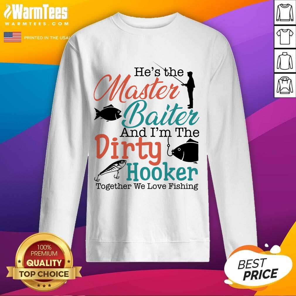 Premium He Master Baiter Go Fishing Shirt - Image 3