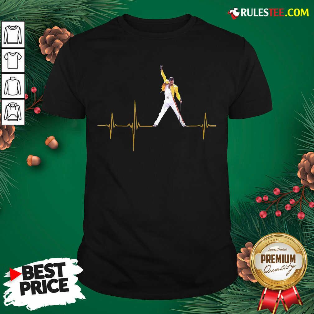 Premium Heartbeat Freddie Mercury Shirt