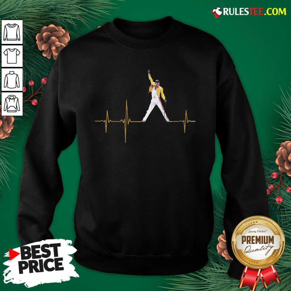 Premium Heartbeat Freddie Mercury Shirt - Image 5
