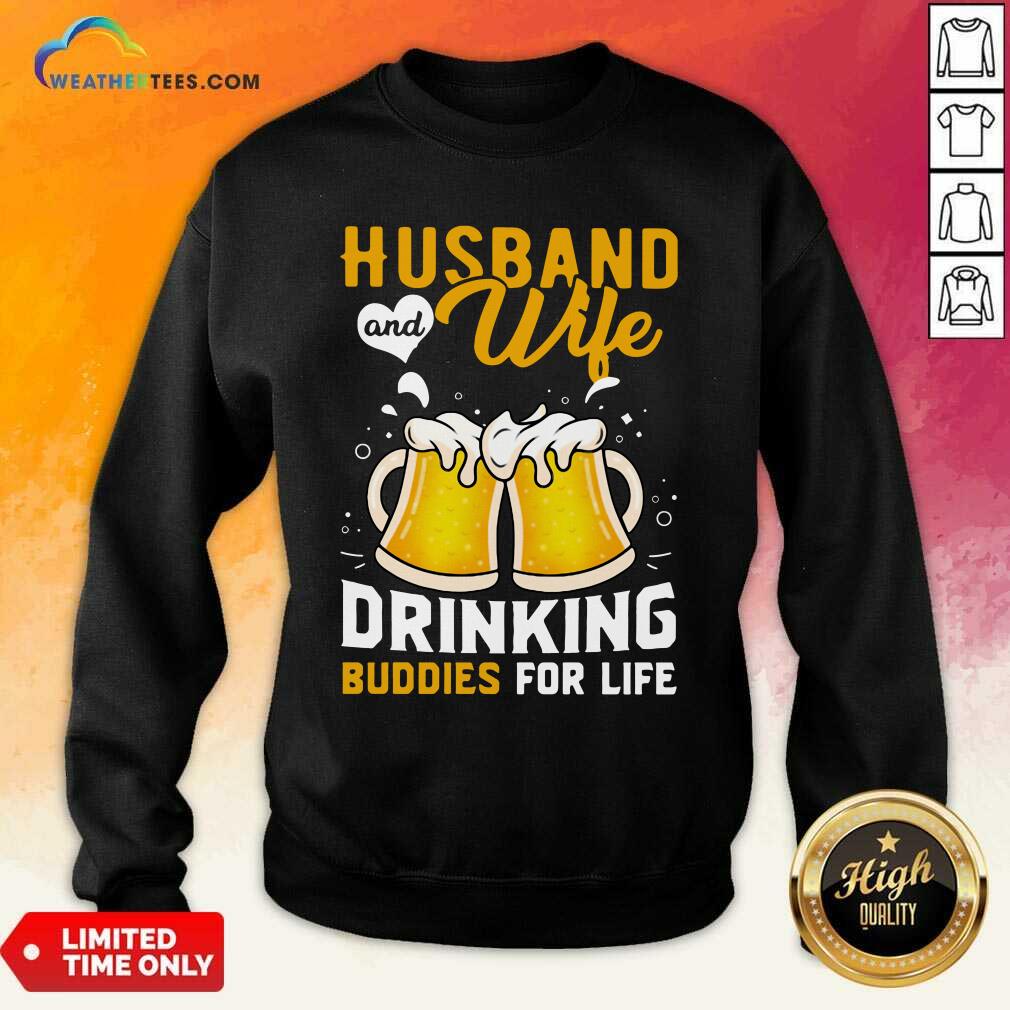 Premium Husband And Wife Drinking Buddies For Life Beer Shirt - Image 4