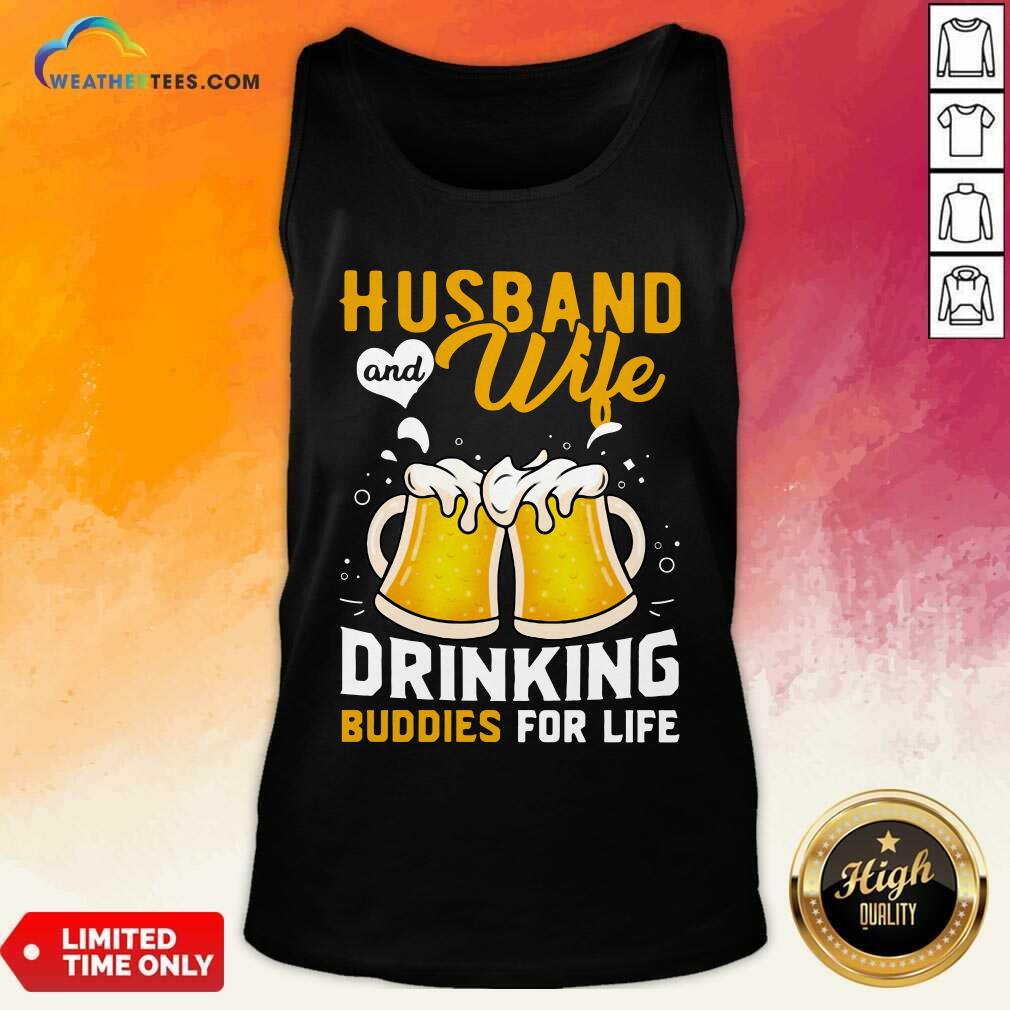 Premium Husband And Wife Drinking Buddies For Life Beer Shirt - Image 3