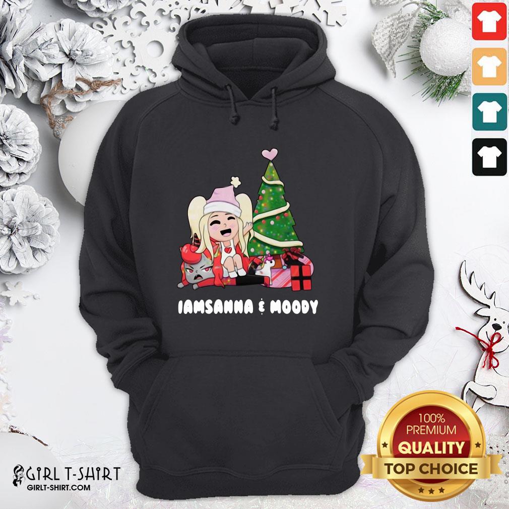 Premium I Am Sanna And Moody Christmas Shirt - Image 5