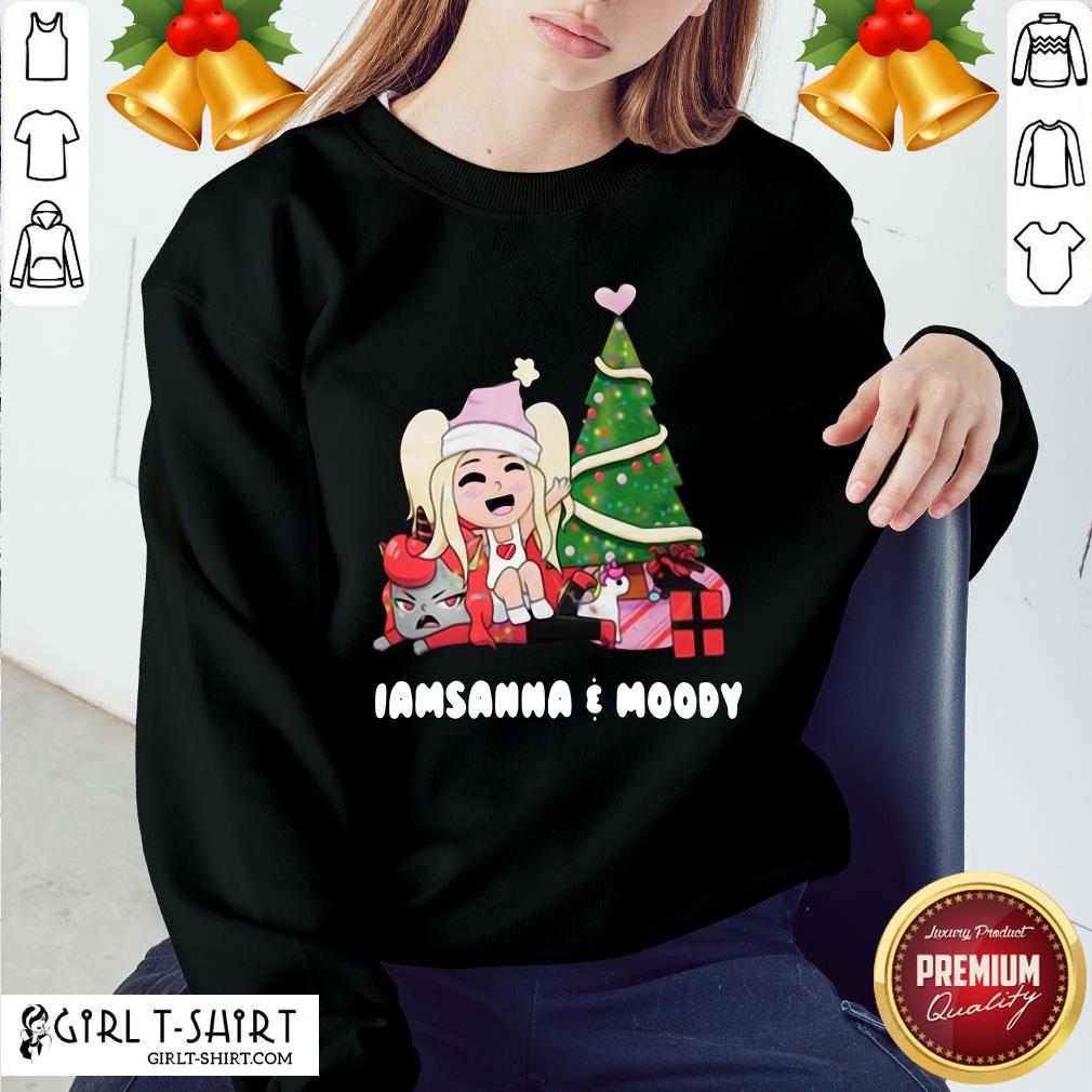 Premium I Am Sanna And Moody Christmas Shirt - Image 4
