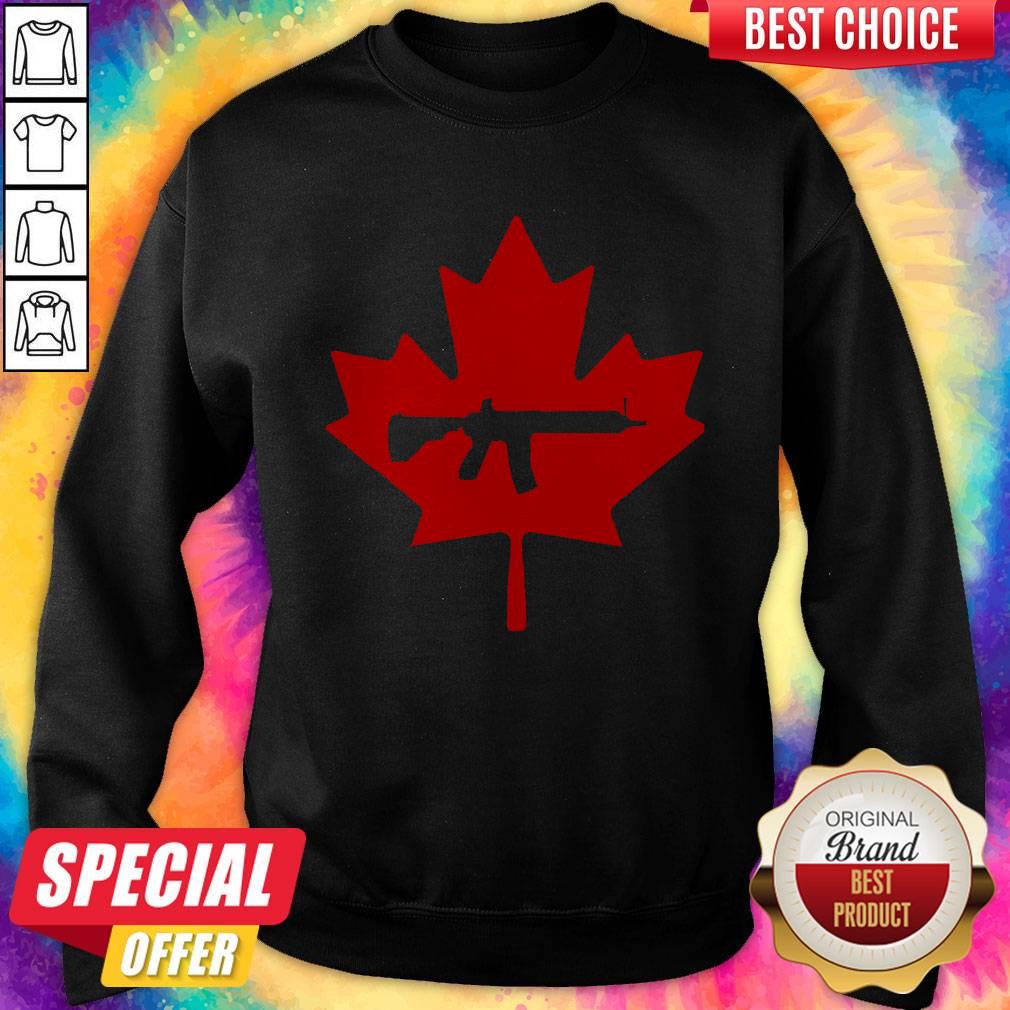 Premium I Like Black Canada Kalashnikov Rifle Shirt - Image 4