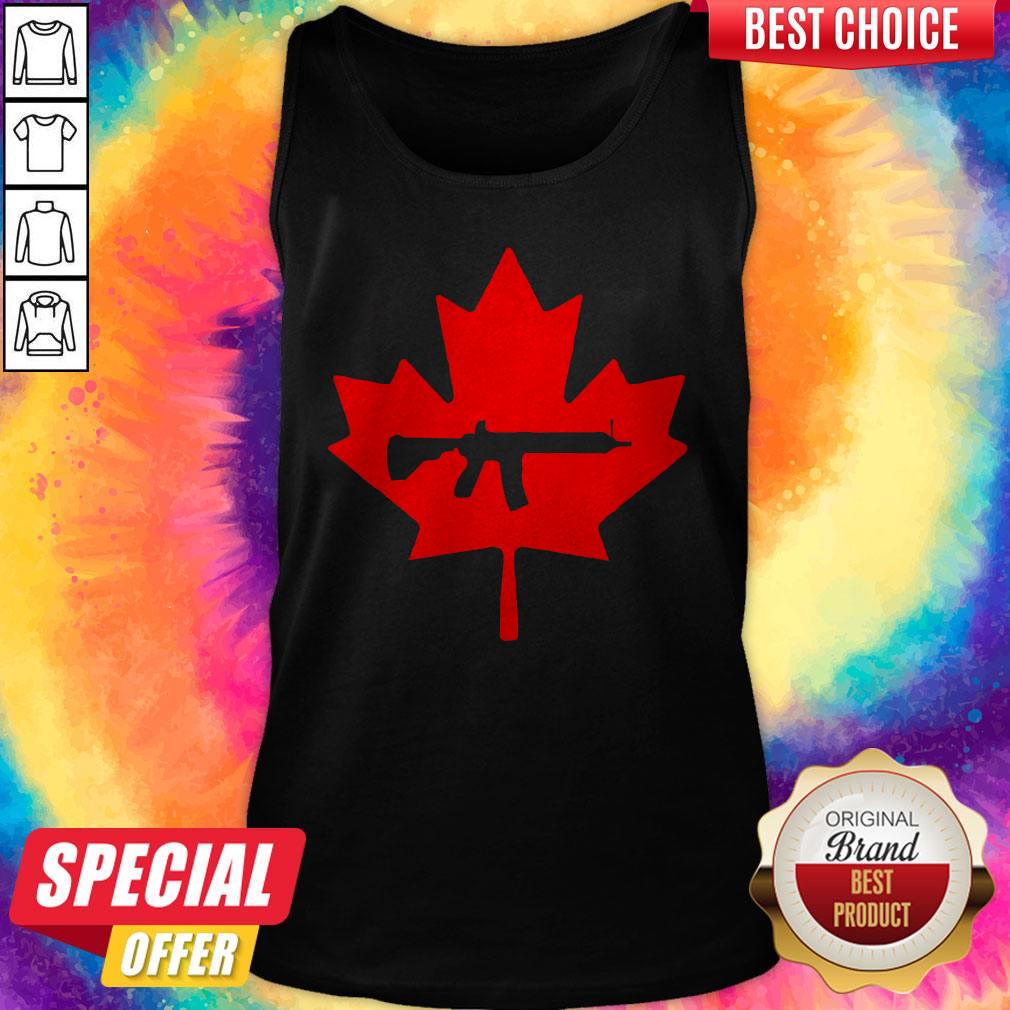 Premium I Like Black Canada Kalashnikov Rifle Shirt - Image 3
