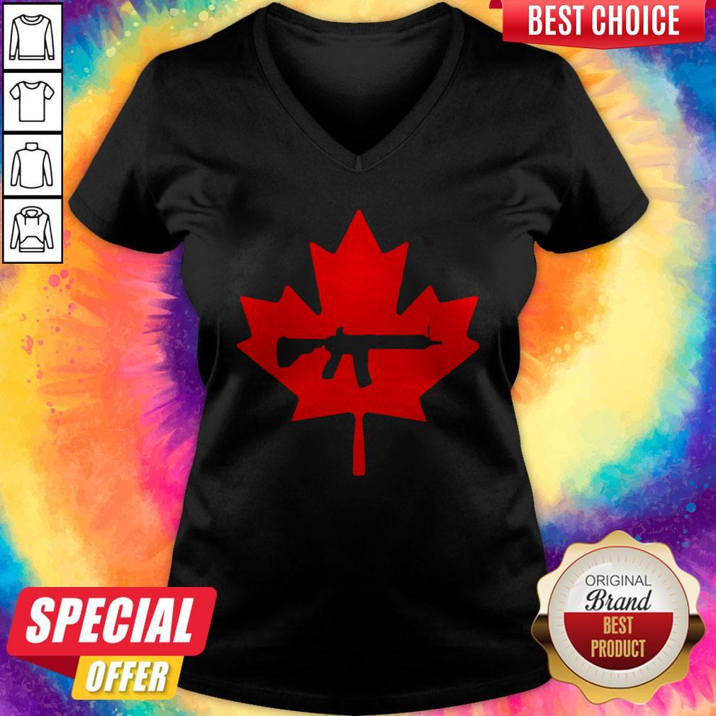 Premium I Like Black Canada Kalashnikov Rifle Shirt - Image 2