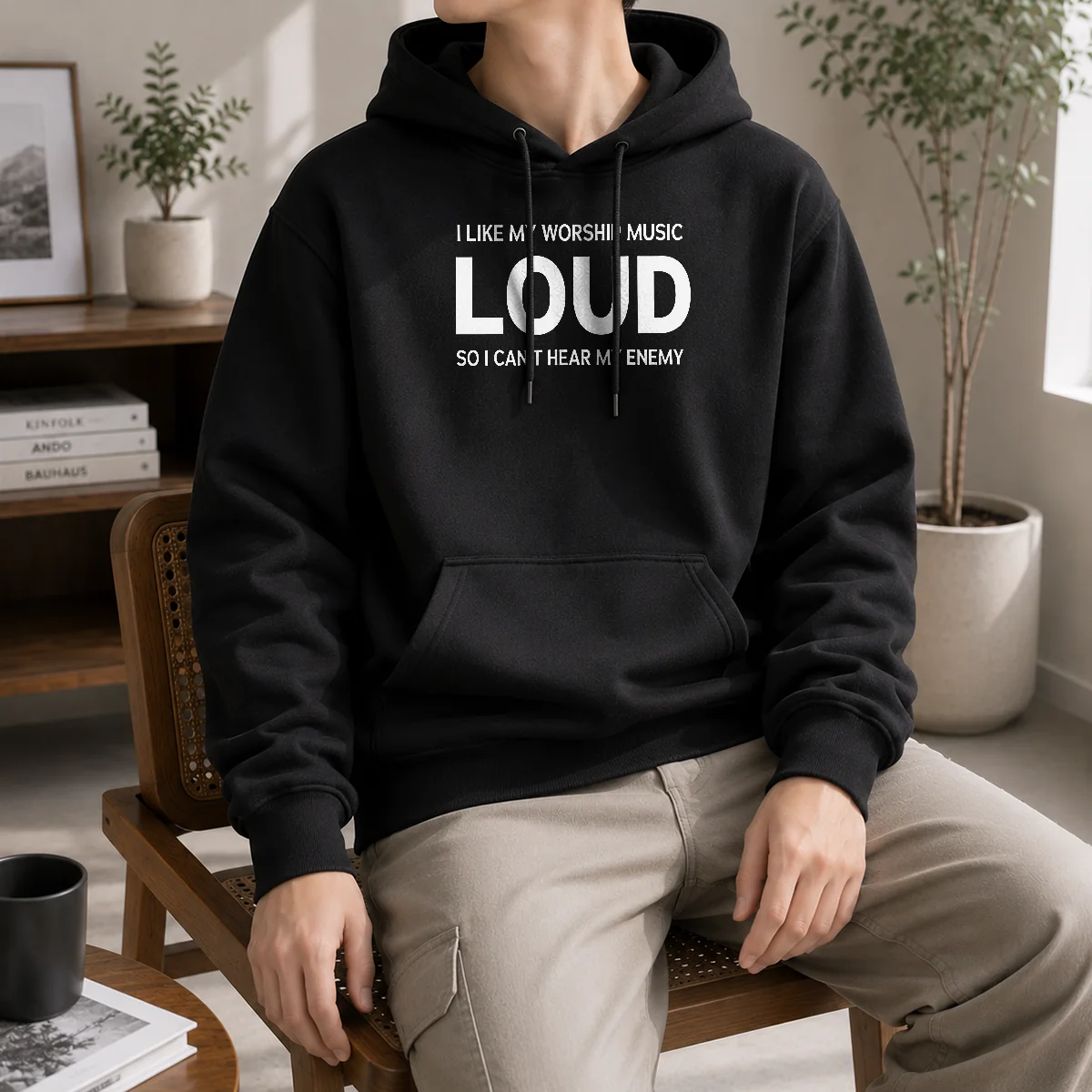 Premium I Like My Worship Music Loud So I Can't Hear My Enemy Shirt - Image 5
