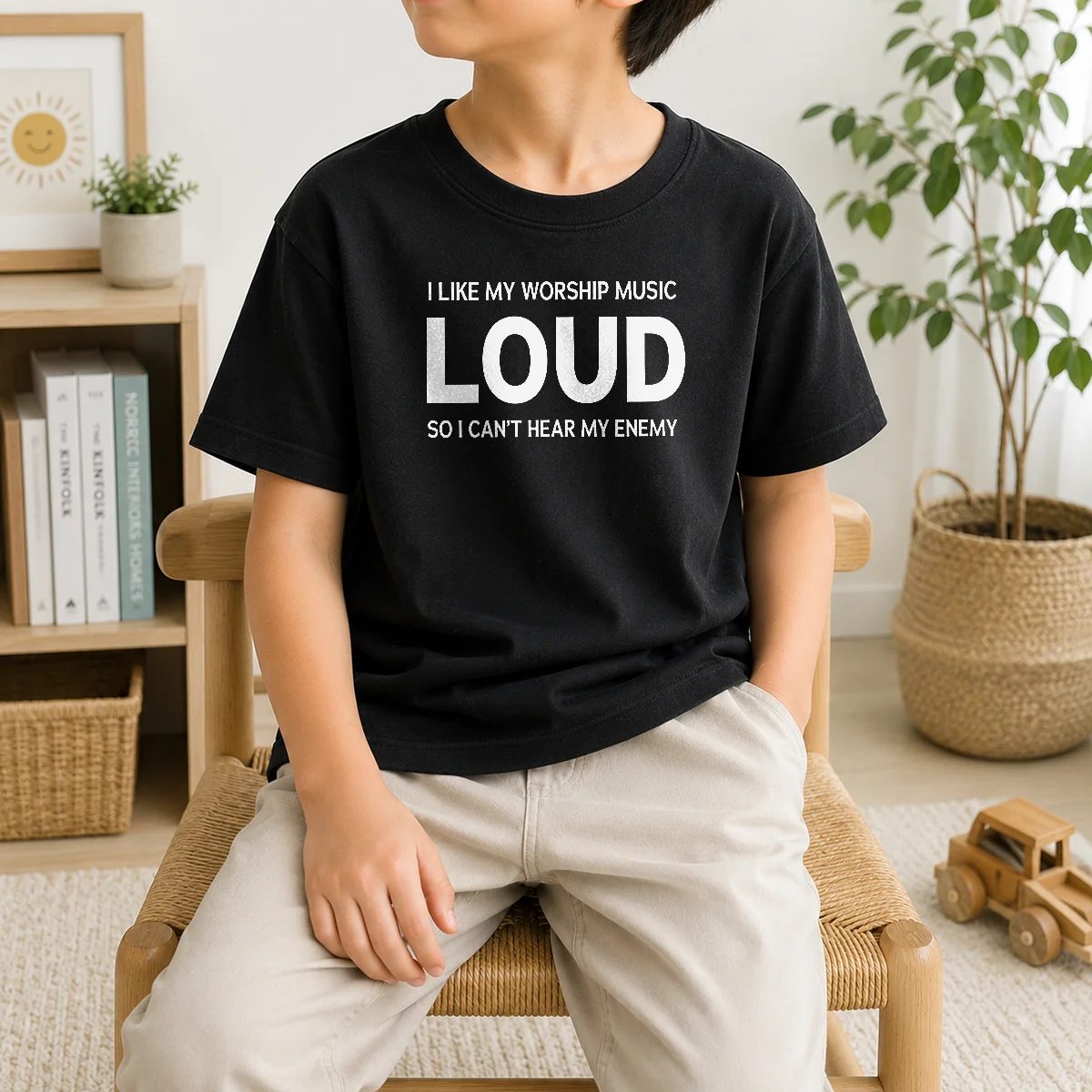 Premium I Like My Worship Music Loud So I Can't Hear My Enemy Shirt - Image 9