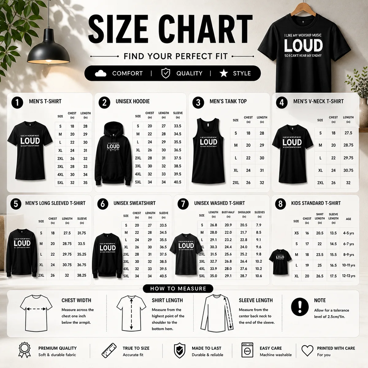 Premium I Like My Worship Music Loud So I Can't Hear My Enemy Shirt - Image 4