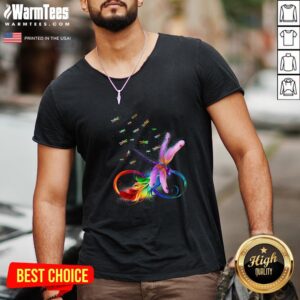 Alternative view of Premium I Love Dragonflies Shirt