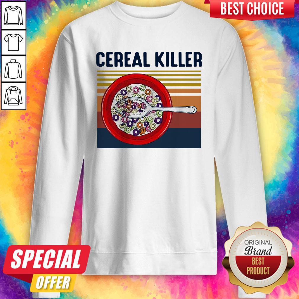 Premium I Want Cereal Killer Vintage Shirt - Image 4