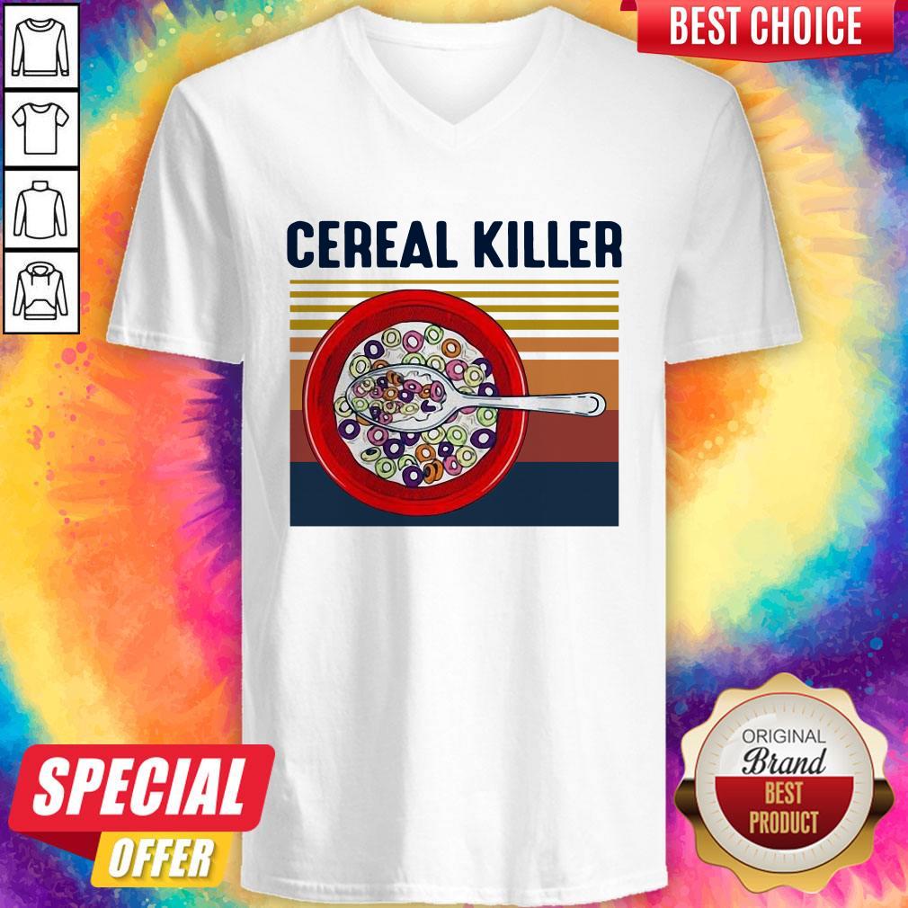 Premium I Want Cereal Killer Vintage Shirt - Image 2