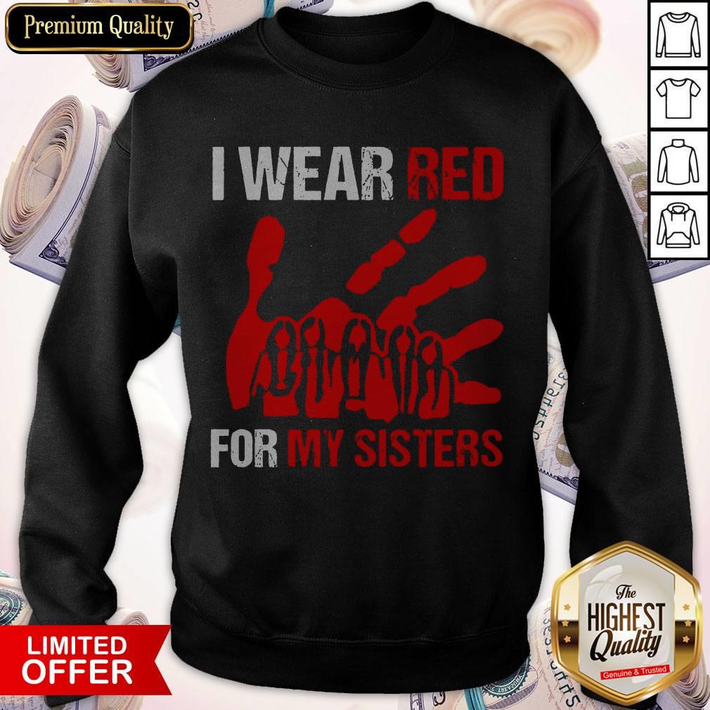 Premium I Wear Red For My Sister Shirt - Image 4