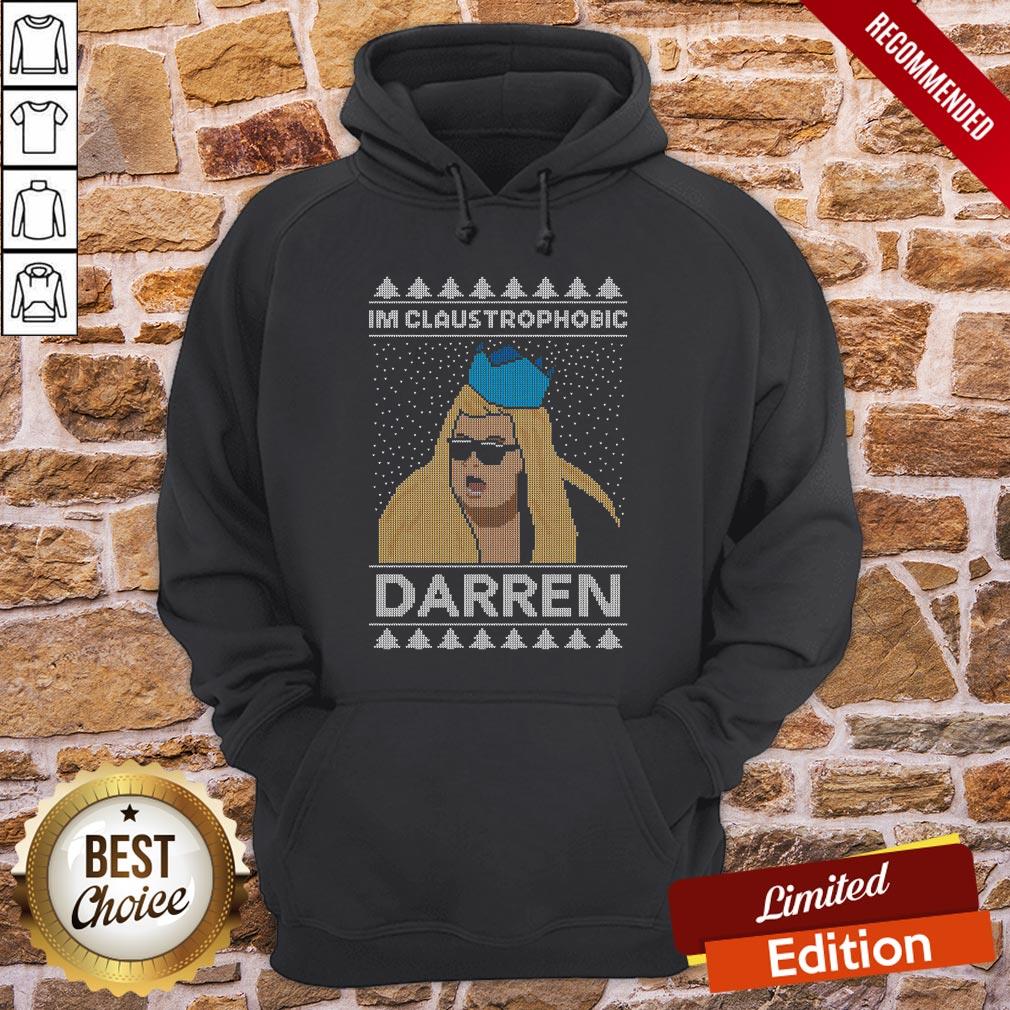 Premium I’m Claustrophobic Darren Ugly Christmas Shirt - Image 5