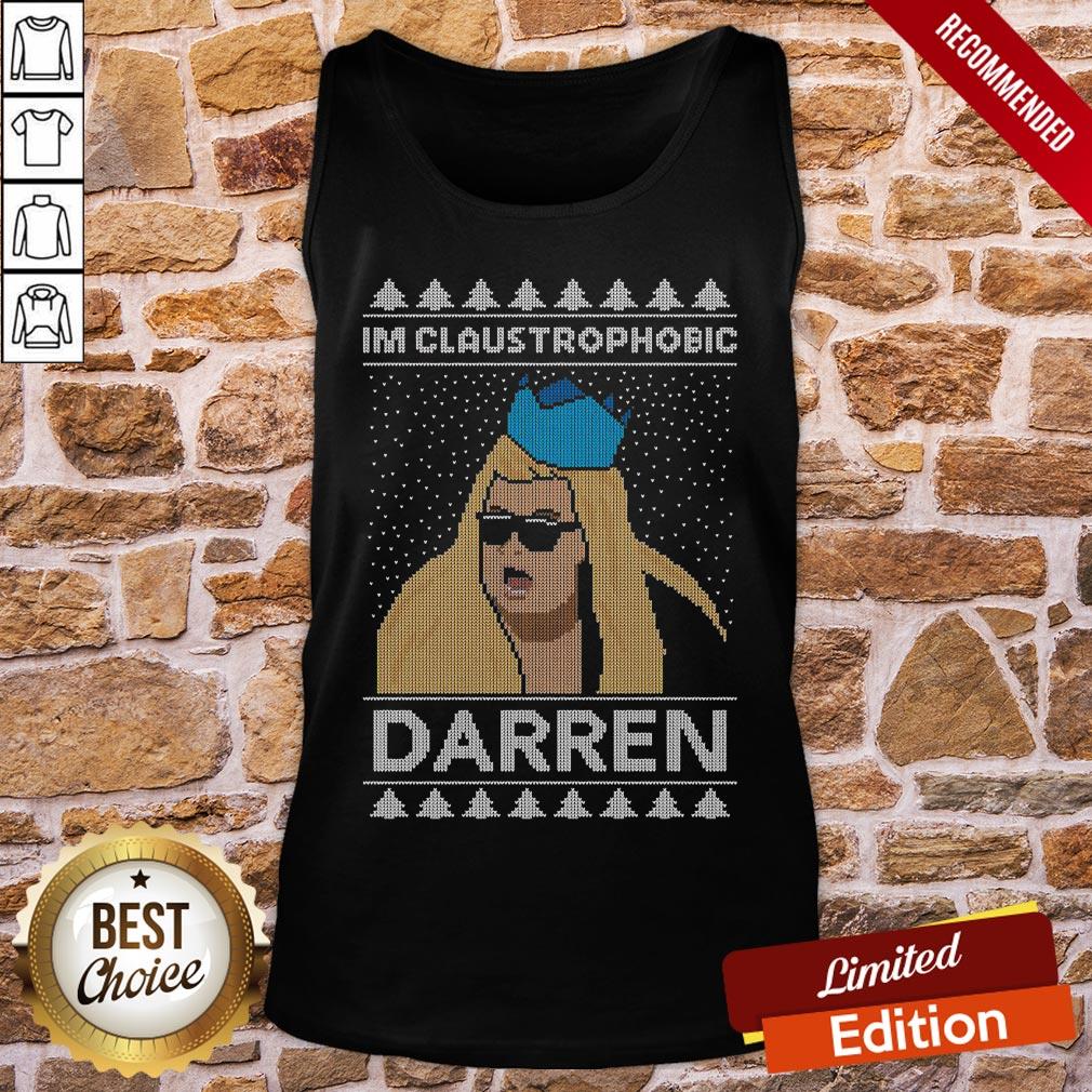 Premium I’m Claustrophobic Darren Ugly Christmas Shirt - Image 3