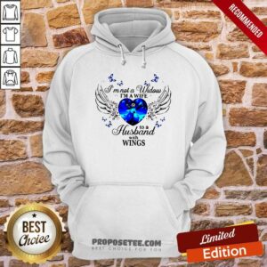 Alternative view of Premium I'm Not A Widows Im A Wife To A Husband With Wings Shirt