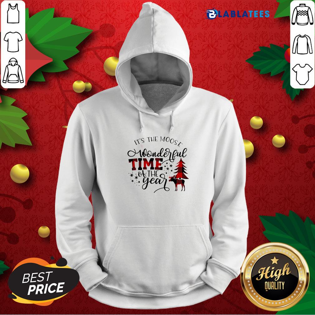 Premium It’s The Moose Wonderful Time Of The Year Shirt - Image 3