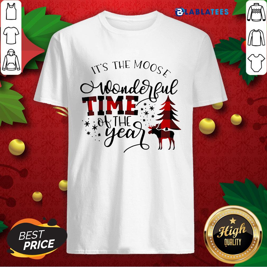Premium It’s The Moose Wonderful Time Of The Year Shirt
