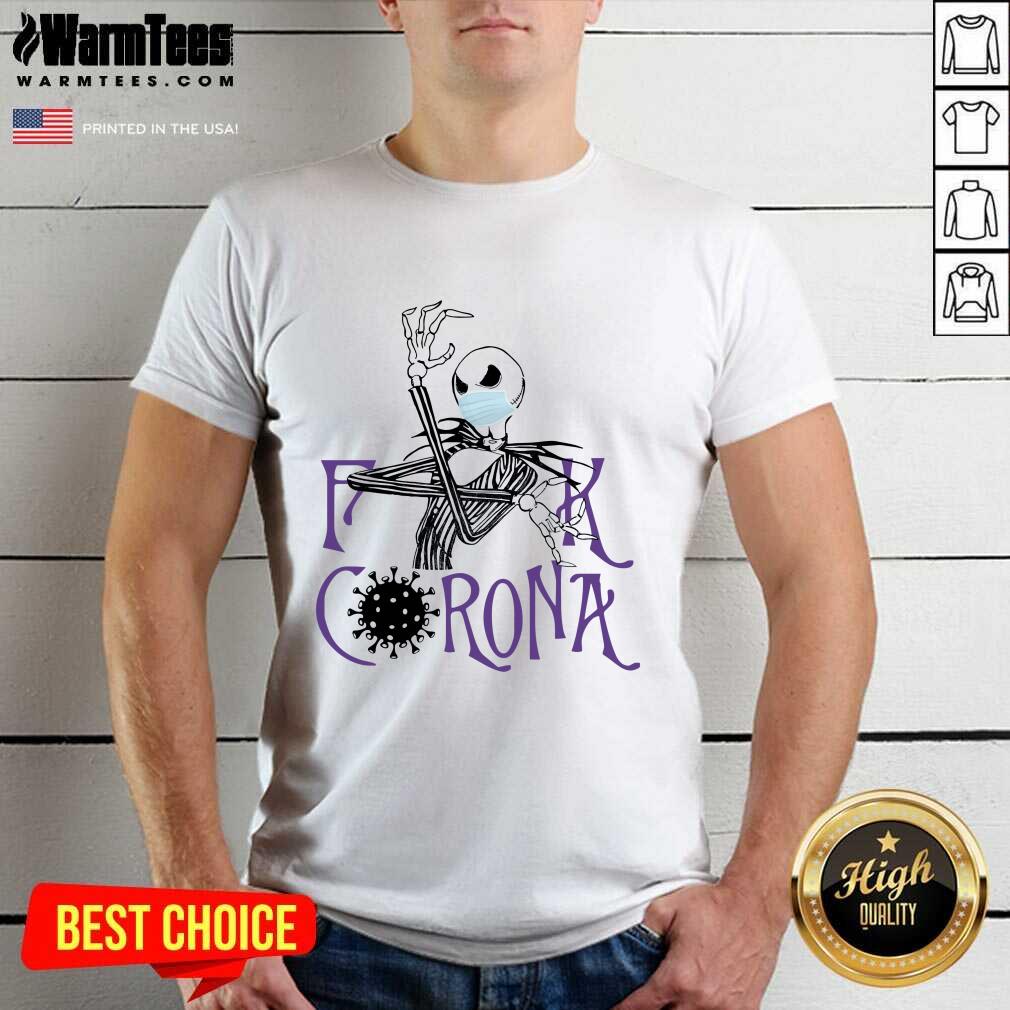 Premium Jack Skellington Fuck Corona Shirt