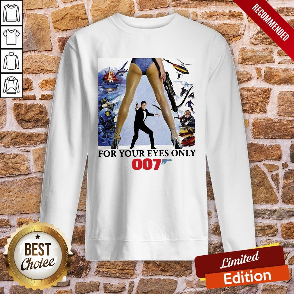 Premium James Bond 007 For Your Eyes Only Retro Vintage 1970’s Movie Shirt - Image 3