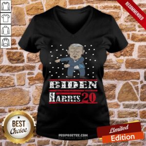 Alternative view of Premium Joe Biden Kamala Harris 2020 Dabbing Ugly Christmas Shirt