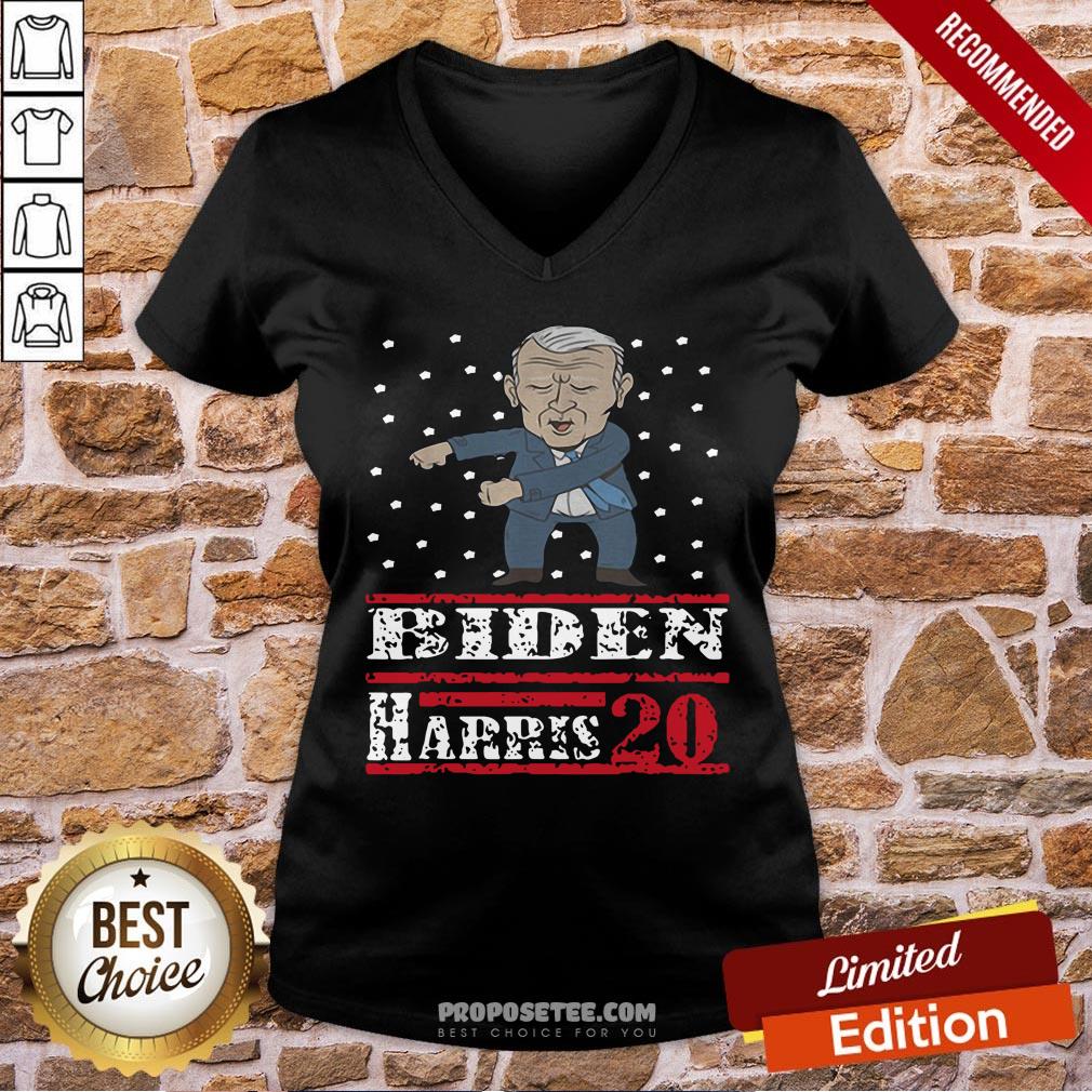 Premium Joe Biden Kamala Harris 2020 Dabbing Ugly Christmas Shirt - Image 2