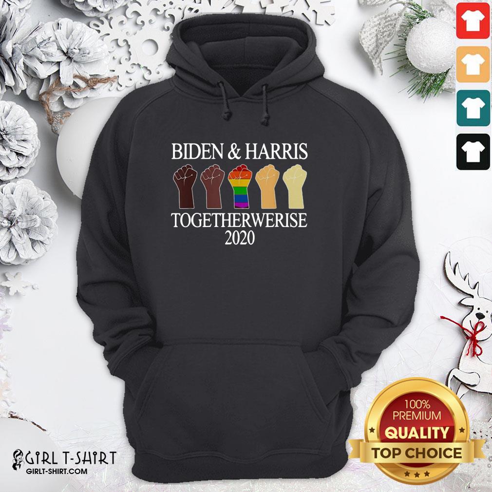 Premium Joe Biden Kamala Harris Togetherwerise 2020 Shirt - Image 5