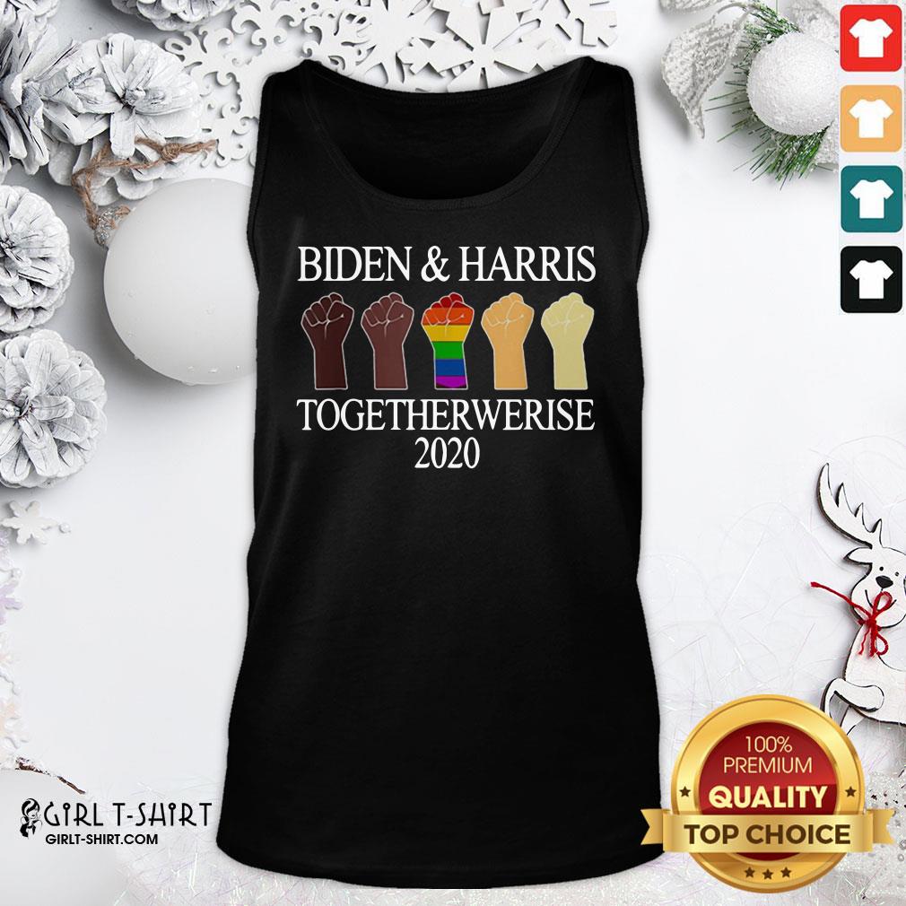 Premium Joe Biden Kamala Harris Togetherwerise 2020 Shirt - Image 3