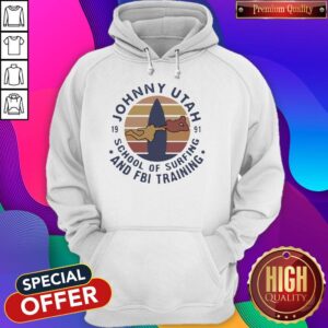 Alternative view of Premium Johnny Utah 1991 School Of Surfing And Fbi Training Vintage Retro Shirt
