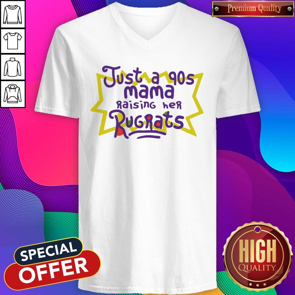 Premium Just A 90s Mama Raising Her Rugrats Shirt - Image 2
