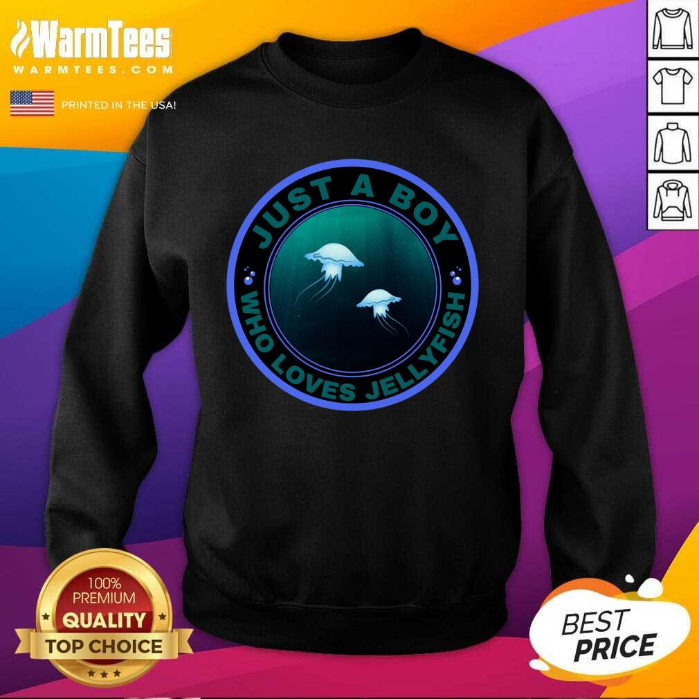Premium Just A Boy Who Loves Jellyfish Shirt - Image 3