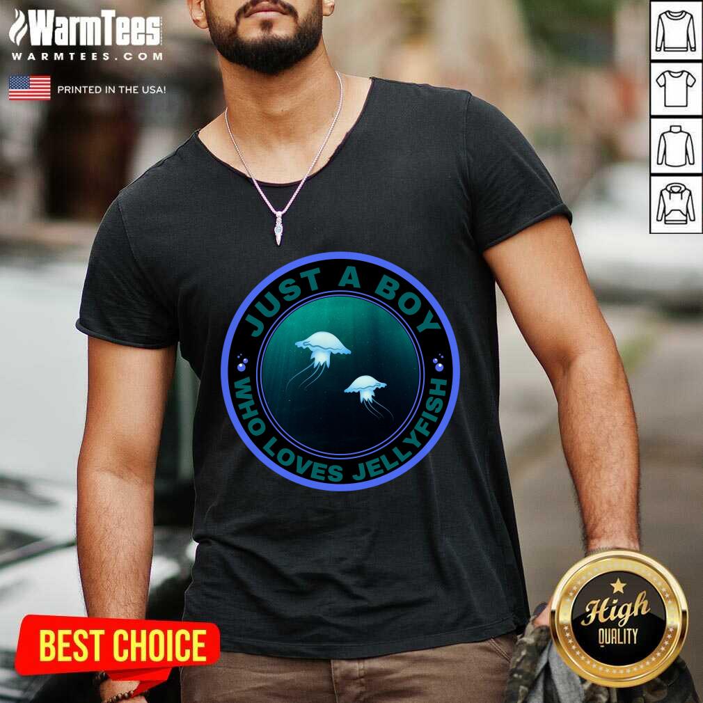 Premium Just A Boy Who Loves Jellyfish Shirt - Image 5