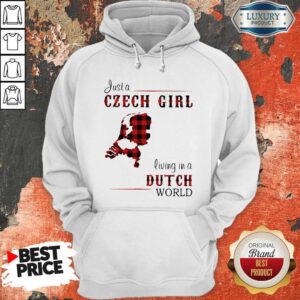 Alternative view of Premium Just A Czech Girl Living In A Dutch World Shirt