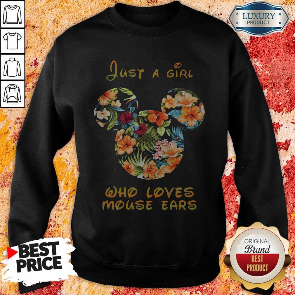 Premium Just A Girl Who Loves Mouse Ears Shirt - Image 4