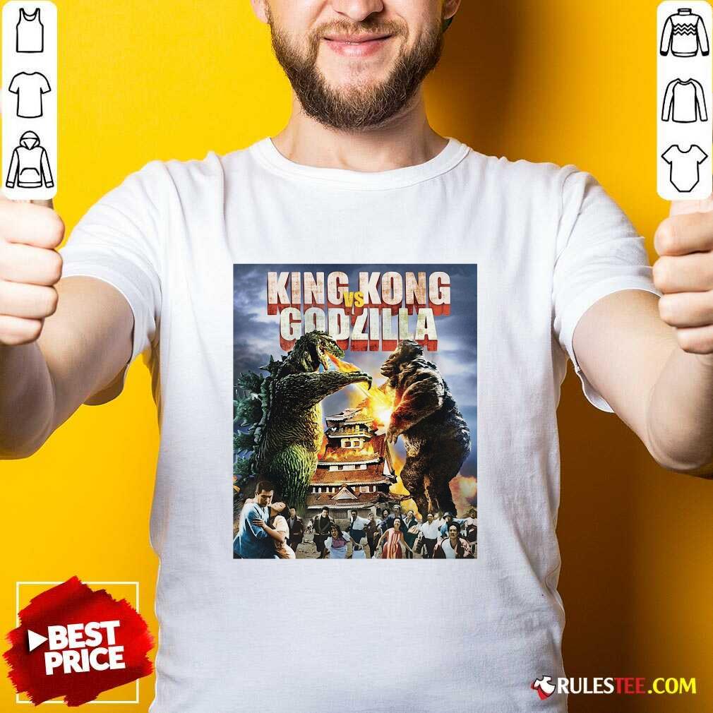 Premium Kaiju Battle King And Kong Godzilla Shirt