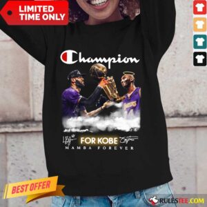 Alternative view of Premium Kobe Bryant LeBron James 5 Shirt