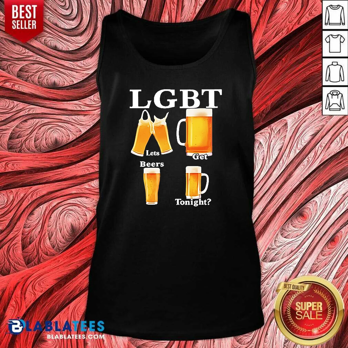 Premium LGBT Lets Get Beers Tonight Beer Drinking Humor Shirt - Image 5