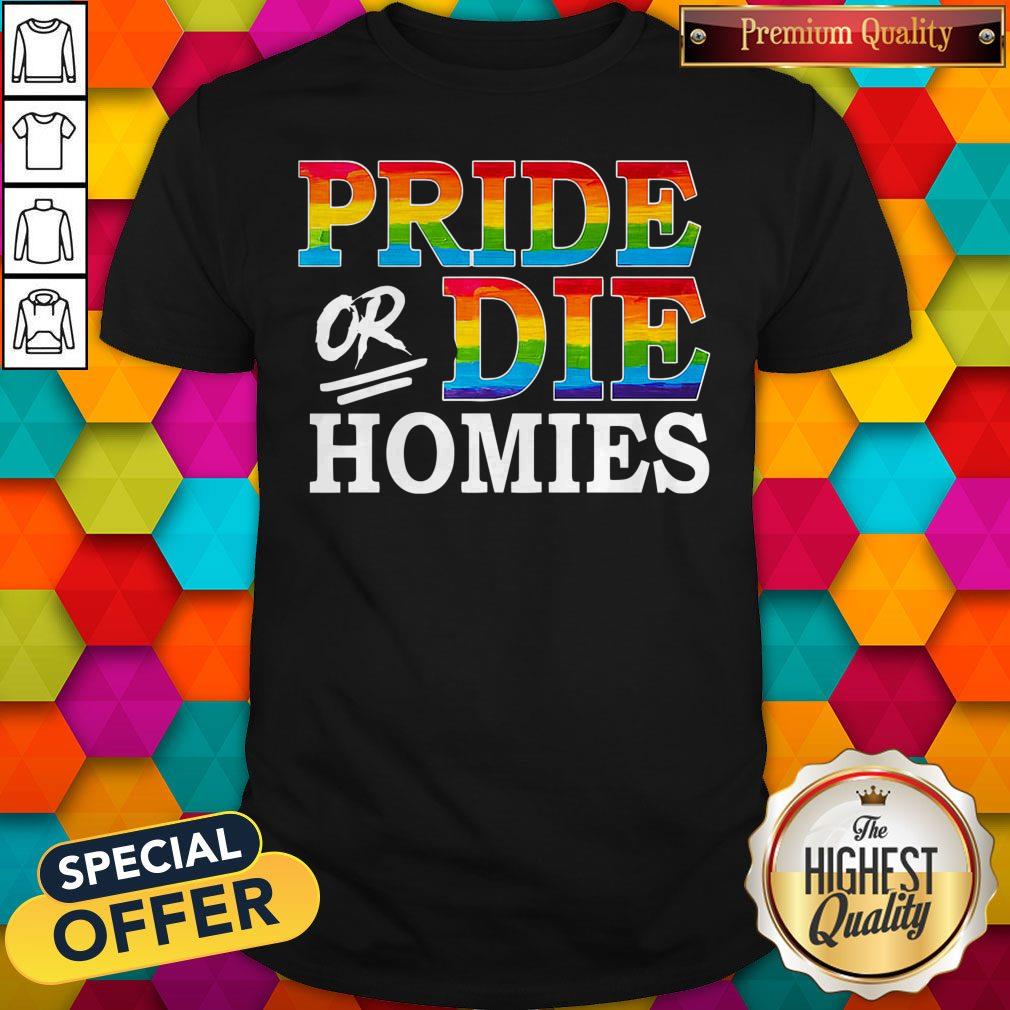 Premium LGBT Pride Or Die Homies Shirt