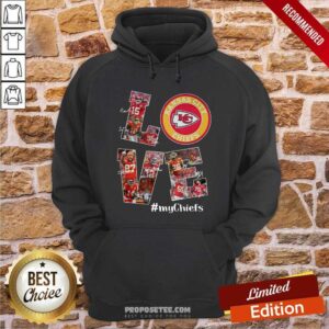 Alternative view of Premium Love Kansas City Chiefs My Chiefs Signatures Shirt