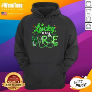 Alternative view of Premium Lucky To Be A Nurse St Patricks Day Shirt