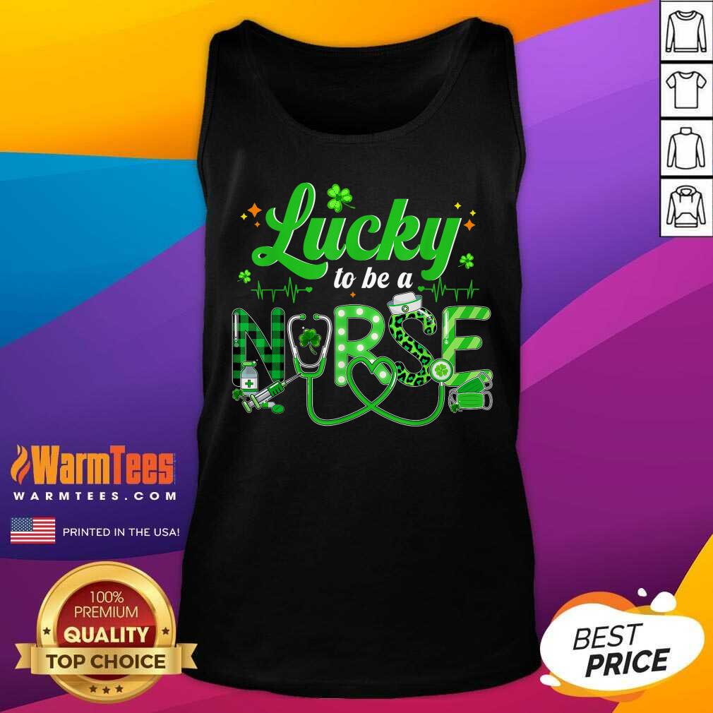 Premium Lucky To Be A Nurse St Patricks Day Shirt - Image 4